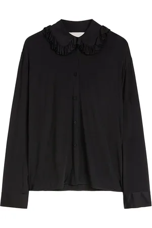 Jil Sander Skjorte med flæset kant