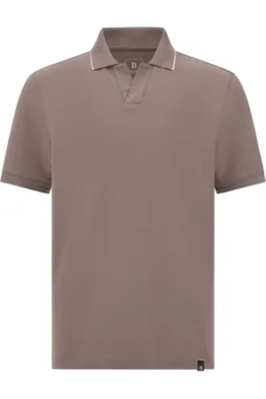 Boggi Milano Polo med kontrastkant