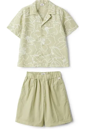 Il gufo Sæt med skjorte og shorts