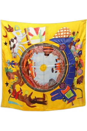 LOUIS VUITTON X William Wilson Le Voyage en Arizona tørklæde fra 2010