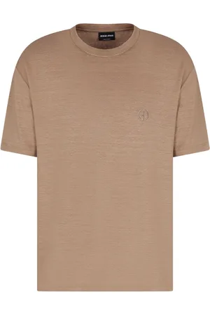 Giorgio Armani T-shirt med logobroderi
