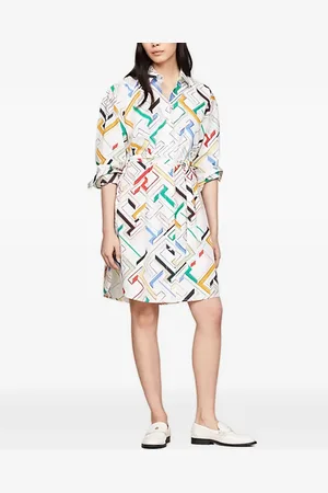 Tommy Hilfiger Skjortekjole med monogramtryk
