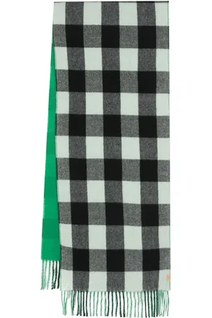 Woolrich Gingham-ternet tørklæde i uld