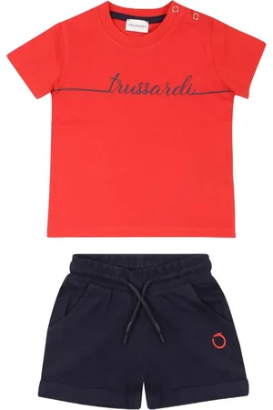 Trussardi Shortssæt med logotryk