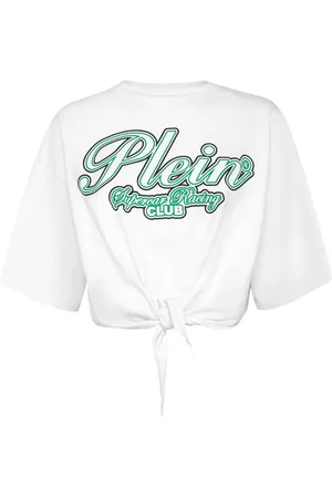 Philipp Plein Cropped Racing Club T-shirt