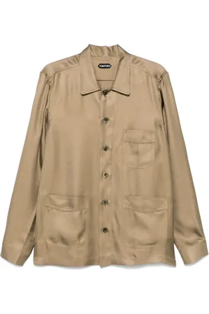 Tom Ford Skjorte i silke-twill