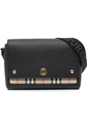 Burberry House-ternet Note crossbody-taske i kanvas og læder fra 2000-2024