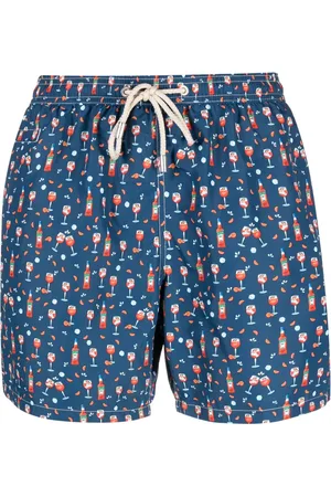 MC2 SAINT BARTH Badeshorts med grafisk tryk