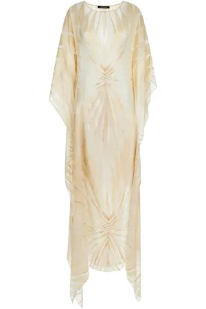 Roberto Cavalli Lang kjole i satin