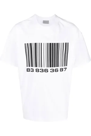 VTMNTS T-shirt med brokade-tryk