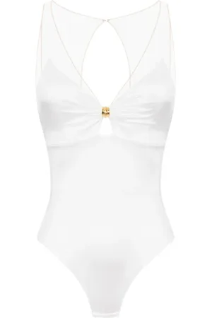 Elisabetta Franchi Bodysuit med V-hals