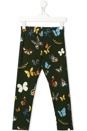 Dolce & Gabbana Leggings i jersey med sommerfugletryk