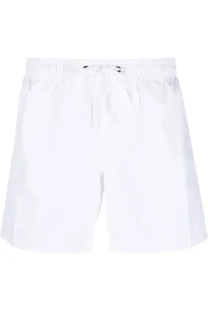 Sundek Stribede badeshorts med logomærke