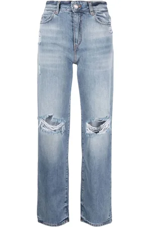 Pinko Ribbede jeans med lige ben