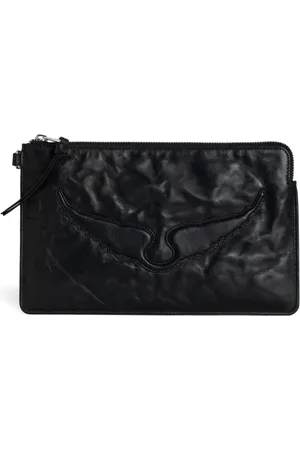 Zadig & Voltaire Angel Wings clutch i læder