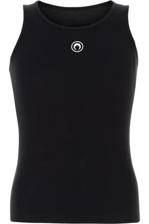 Marine Serre Ribbet tanktop med månelogo