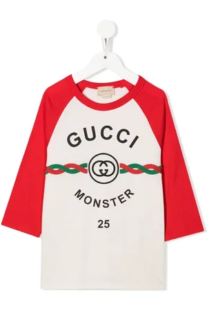 Gucci T-shirt med lange ærmer og logotryk