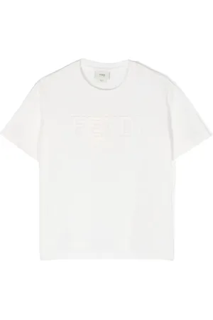 Fendi T-shirt med broderet logo
