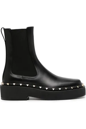 VALENTINO GARAVANI Rockstud M-Way Beatle støvler i læder