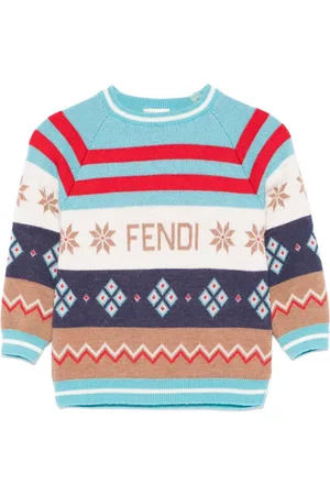 Fendi Intarsiastrikket sweater