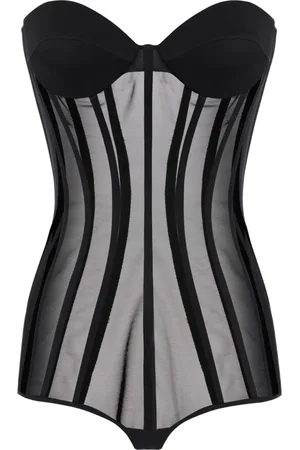 Elisabetta Franchi Bodysuit med korset-stil