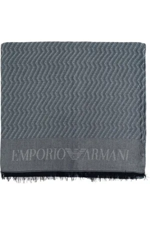 Emporio Armani Tørklæde med zigzag-mønster