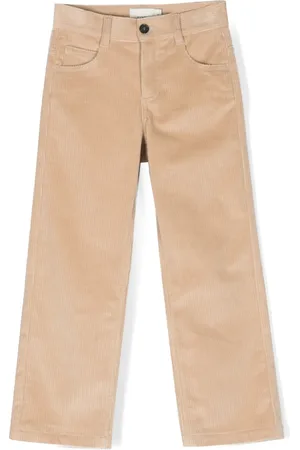 Fendi Fløjlsbukser med broderet logo