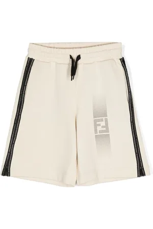 Fendi Træningsshorts med løbesnor og logotryk