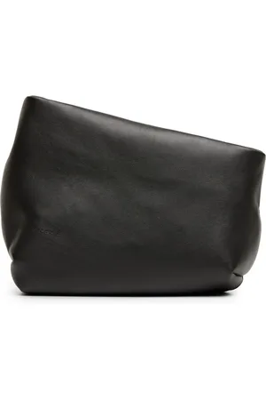 MARSÈLL Asymmetrisk Fanta clutch i læder