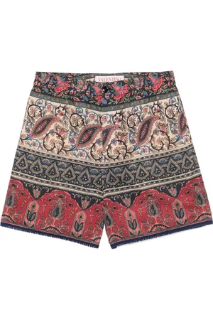 VALENTINO GARAVANI Shorts med paisleytryk