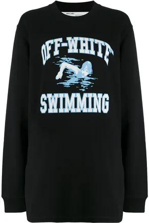 OFF-WHITE Sweatshirt med svømmetryk