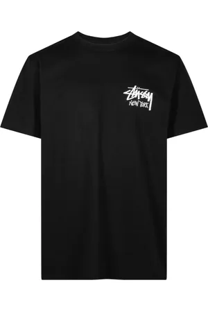 STUSSY Ensfarvet Black T-shirt