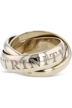 Cartier Trinity ring i hvidguld