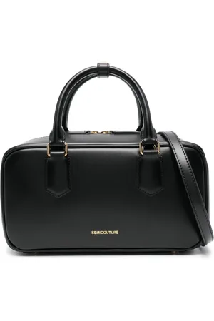 SEMICOUTURE Tote med præget logo