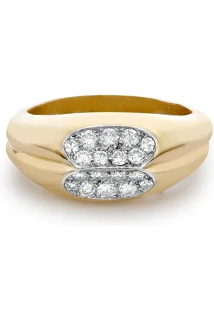 Cartier Diamantring i 18 karat guld og platin