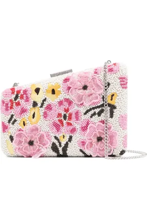 Staud Camella clutch med perledekoration
