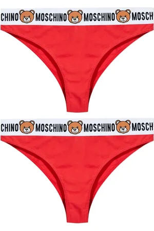 Moschino G-streng med bamselogo (pakke med to)