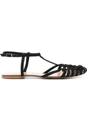 ANNA F. Cage-sandaler i ruskind
