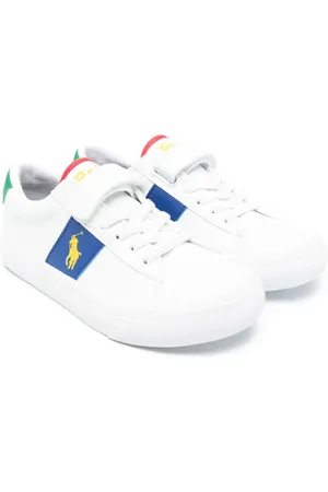 Ralph Lauren Low-top sneakers med Polo Pony-broderi