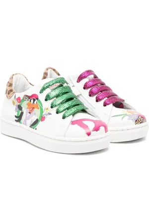 MONNALISA Sneakers med tegneserietryk og snøre
