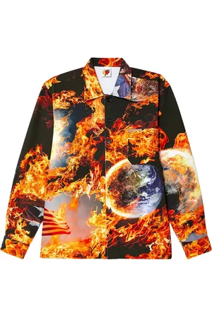 Sky High Farm World Is Burning skjorte
