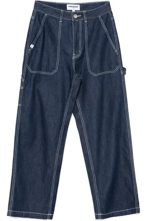 Chocoolate Arbejdsjeans med brede ben