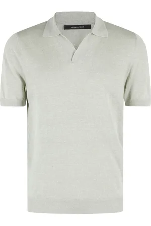 TAGLIATORE Polo med ribbet detalje