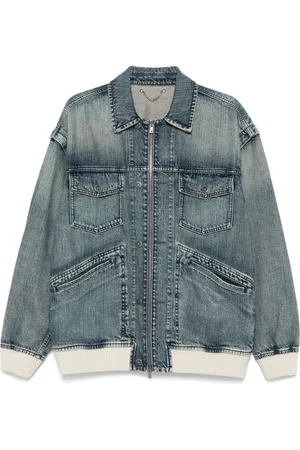 Golden Goose Denimjakke med lynlås