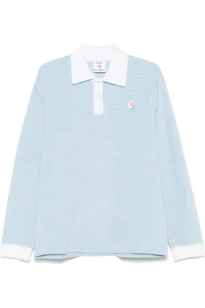 Casablanca Stribet polo i velour