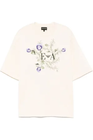 Emporio Armani T-shirt med logobroderi
