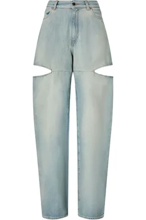 Pinko Højtaljede jeans med udskæringsdetalje
