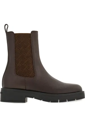 Salvatore Ferragamo Chelsea-støvler i læder