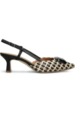 Julie Dee 65 mm pumps i bast