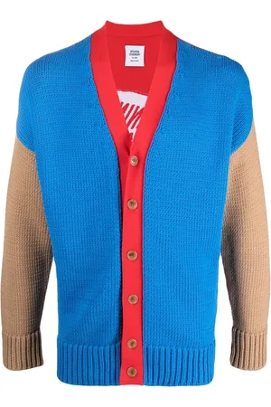 Opening Ceremony Cardigan med colourblocking og logo
